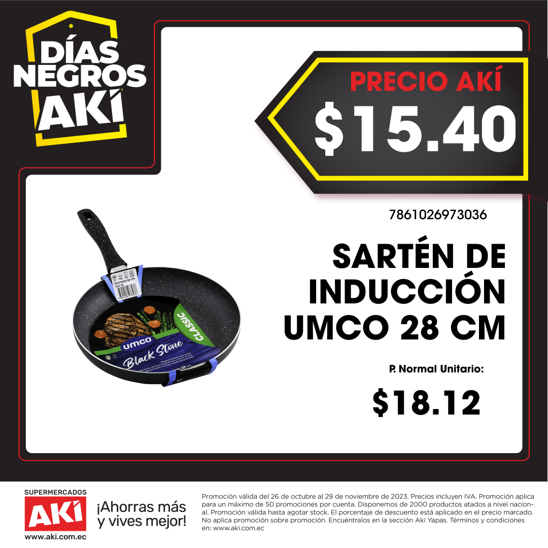 Caldero Black Stone Umco Para Cocina De Induccion 