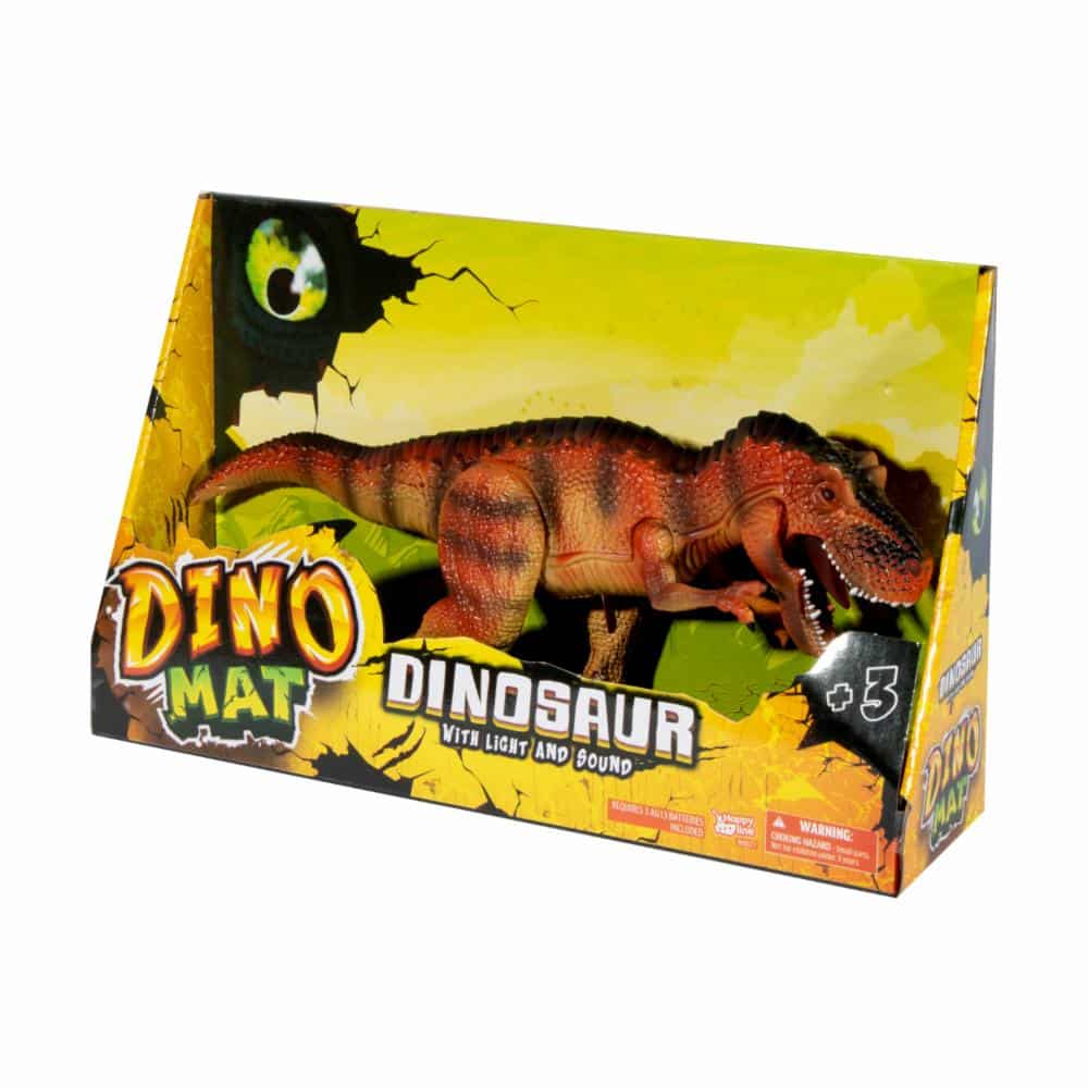 Pack 3 Dinosaurios Dino Mat Dinosaurs con luces y sonidos
